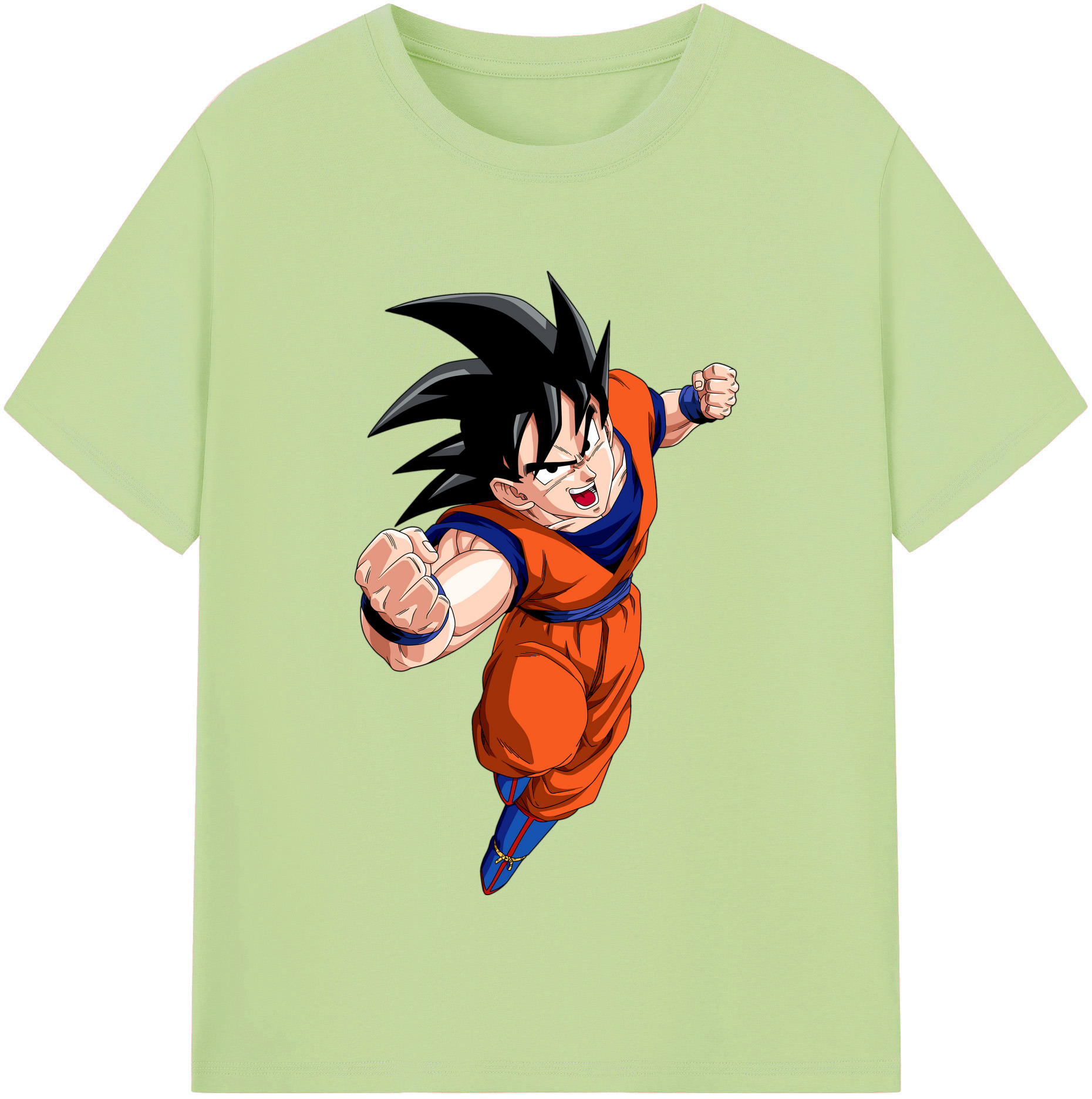 （画像用） ドラゴンボール 孫悟空（そん ごくう）Son Goku カカロット DRAGON BALL Kakarotto 綿100％半袖Tシャツ（フロントプリント）